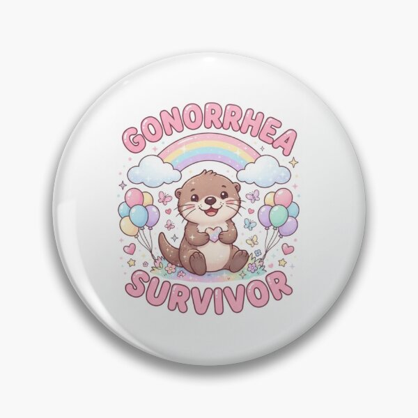 Item preview, Otter gonorrhea survivor funny gag adult humor novelty  designed and sold by CheeseBlueprint.