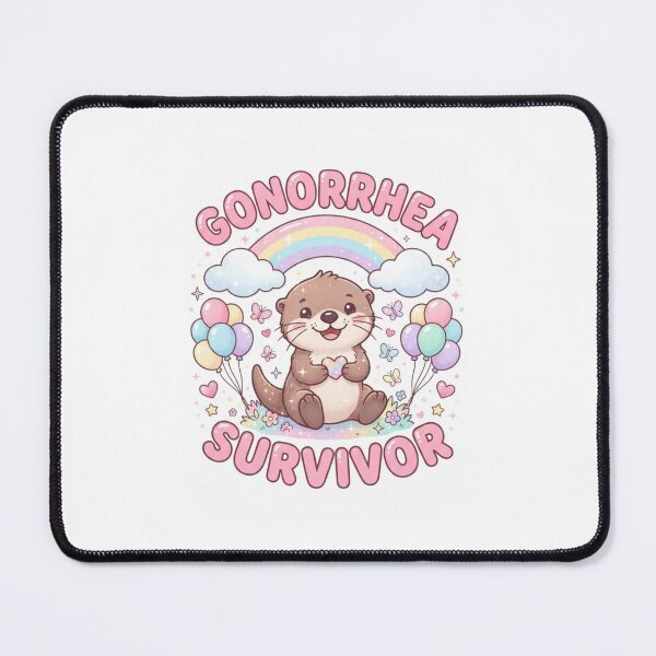 Item preview, Otter gonorrhea survivor funny gag adult humor novelty designed and sold by CheeseBlueprint.