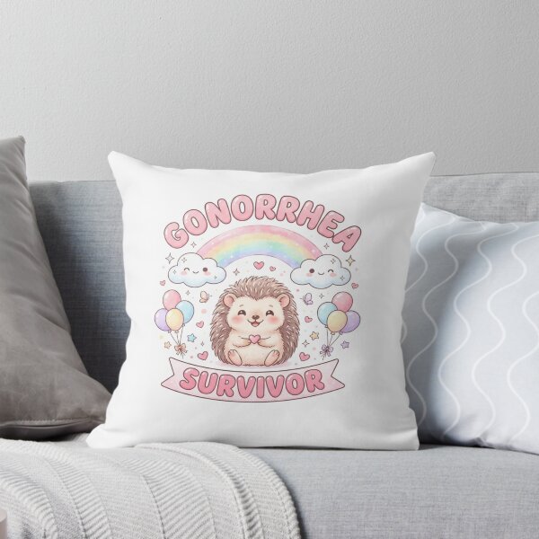 Item preview, Hedgehog gonorrhea survivor funny gag adult humor novelty  designed and sold by CheeseBlueprint.