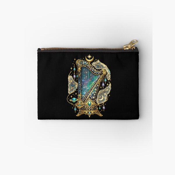 Item preview, Celestial Galaxy Harp | Mystic Cosmic Instrument | Fantasy Astrology Art designed and sold by irfanshikh.