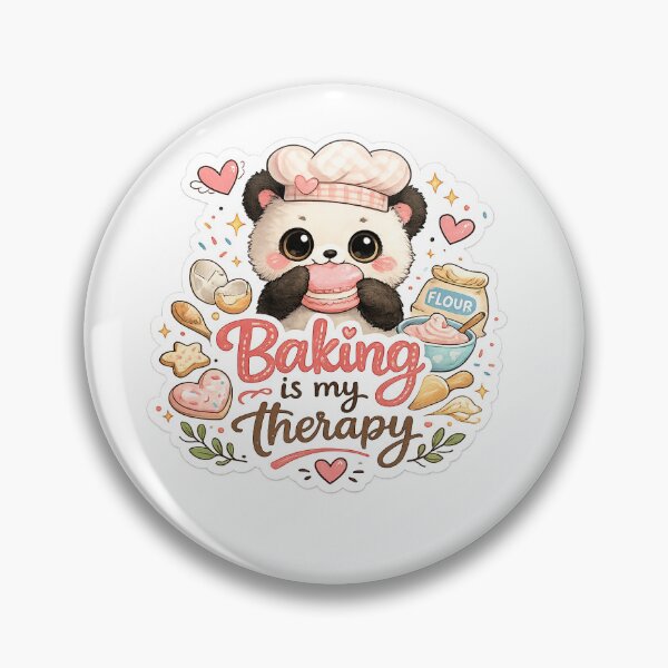 Item preview, Cute Kawaii Panda Baker  designed and sold by GenArt Prints.