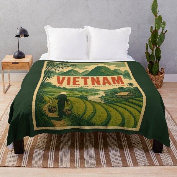 Item preview, Vintage Vietnam Poster designed and sold by GoodOldVintage.