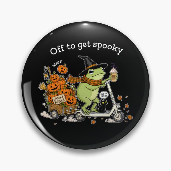 Item preview, Off To Get Spooky designed and sold by cabanalunaire.