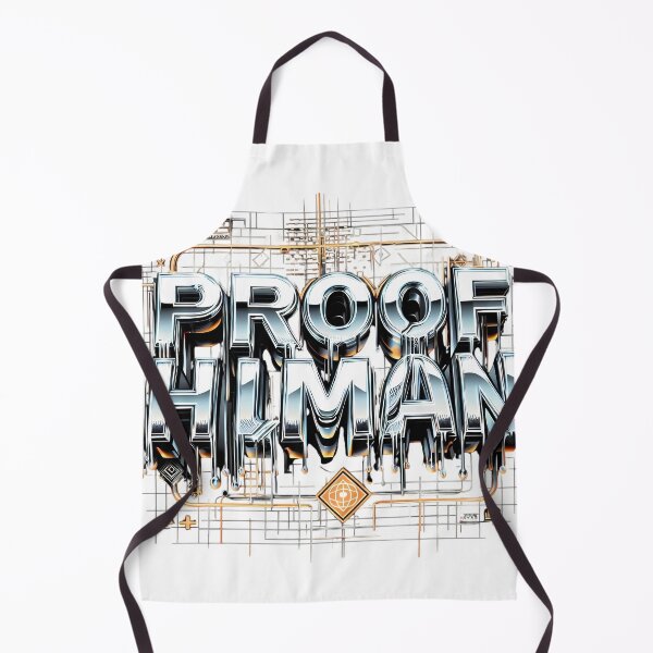 Item preview, Proof Of Human Y2K Cyberpunk Retro Tech Future Design designed and sold by SivaStudios.