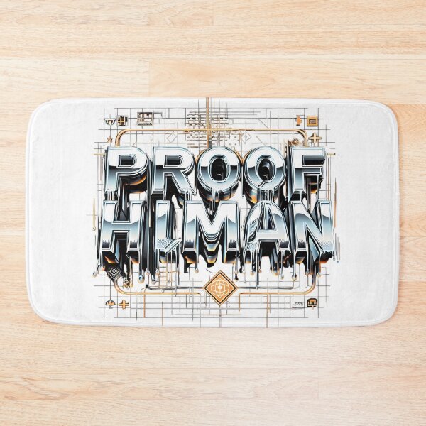 Item preview, Proof Of Human Y2K Cyberpunk Retro Tech Future Design designed and sold by SivaStudios.
