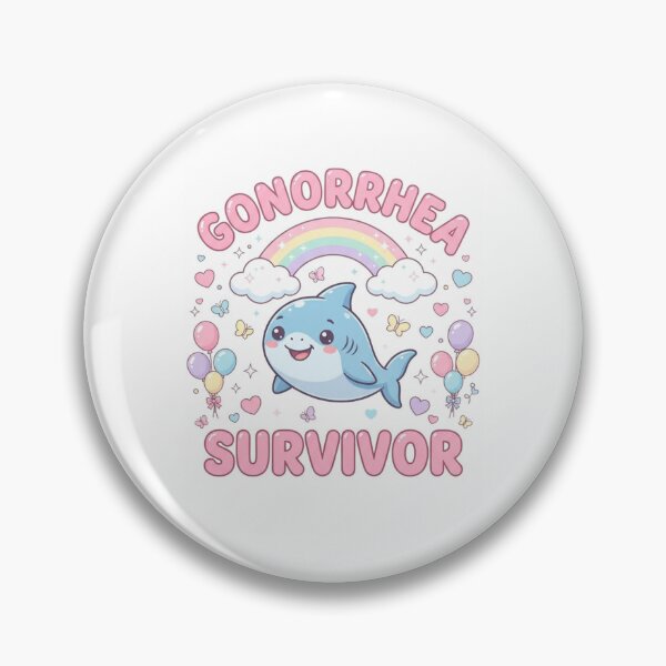 Item preview, Shark gonorrhea survivor funny gag adult humor novelty  designed and sold by CheeseBlueprint.