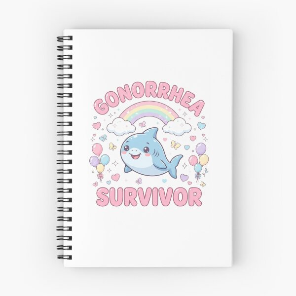 Item preview, Shark gonorrhea survivor funny gag adult humor novelty  designed and sold by CheeseBlueprint.