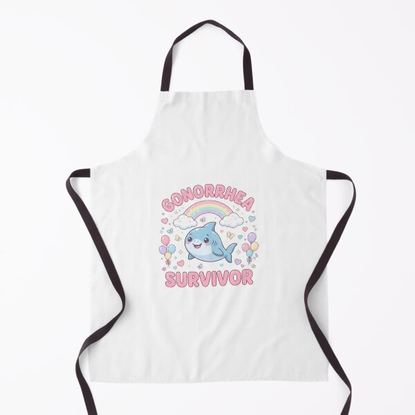Item preview, Shark gonorrhea survivor funny gag adult humor novelty designed and sold by CheeseBlueprint.