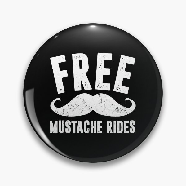 Item preview, Free Mustache Rides - Funny Mustache Humor designed and sold by diannitagemvi.