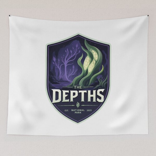 Item preview, The Depths National Park designed and sold by FrontierCosmic.