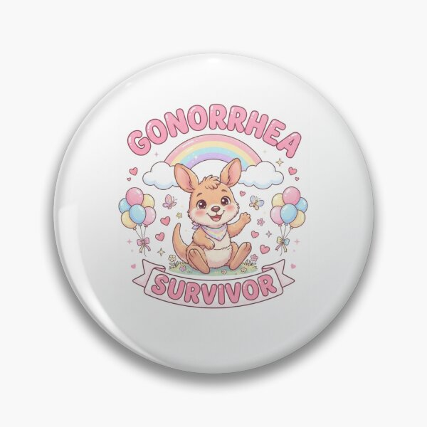 Item preview, Kangaroo gonorrhea survivor funny gag adult humor novelty  designed and sold by CheeseBlueprint.