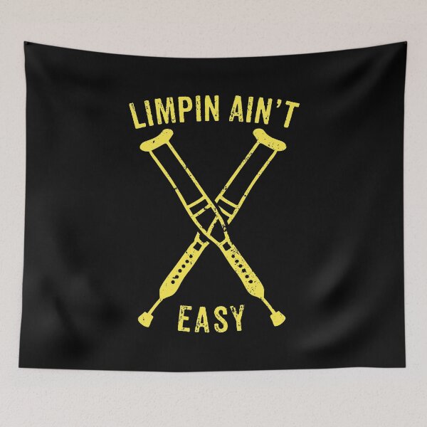 Item preview, Limpin Ain't Easy - Broken Leg Injury Recovery Gift designed and sold by diannitagemvi.