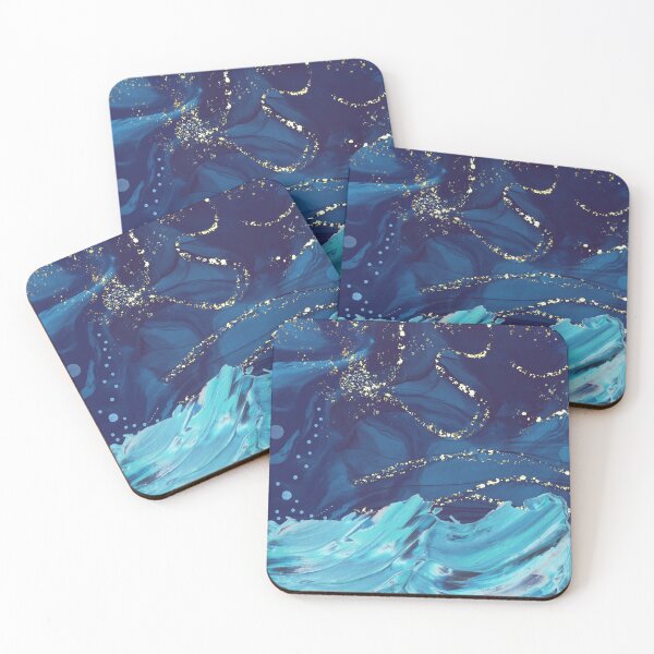 Item preview, Blue Night at Sea designed and sold by humnoo.