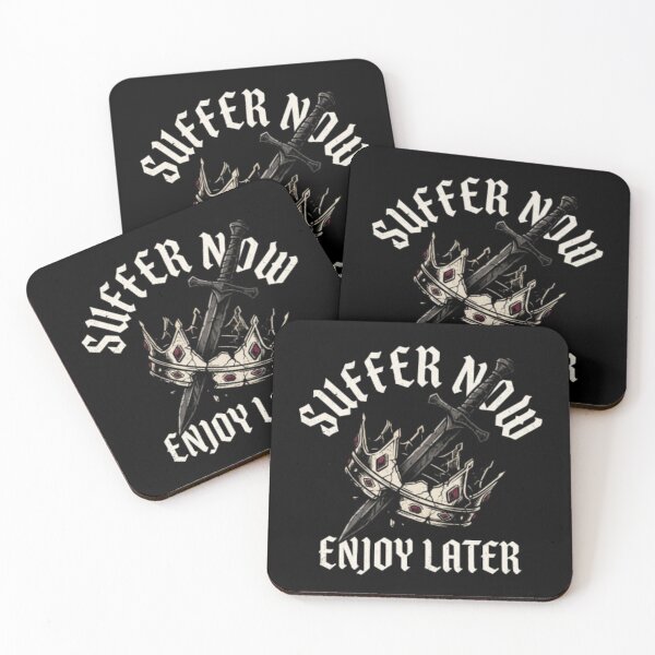 Item preview, Suffer Now Enjoy Later - Motivational Sword Gymwear designed and sold by OLLI_STORE.