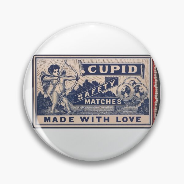 Item preview, vintage cupid angel safety matches  designed and sold by ellmoswrld.