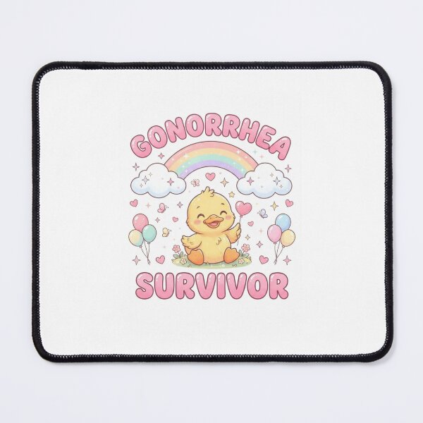 Item preview, Duck gonorrhea survivor funny gag adult humor novelty designed and sold by CheeseBlueprint.