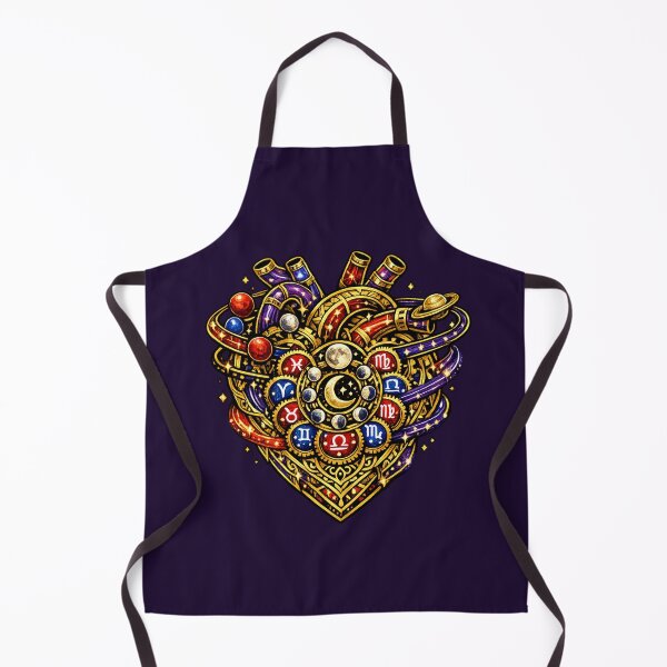 Item preview, Zodiac Cosmic Heart | Celestial Astrology Engine | Galaxy Fantasy Art designed and sold by irfanshikh.