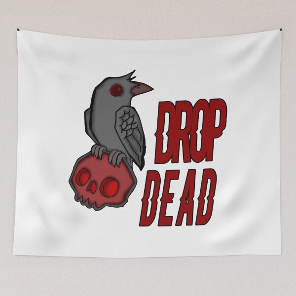 Item preview, Gothic Crow on Red Skull designed and sold by PerenoMislun.