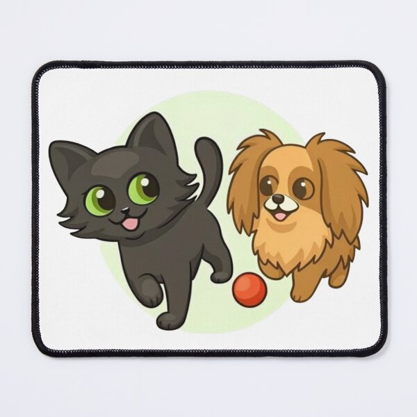 Item preview, Cat and Dog Love Cute Best Friends designed and sold by Charonde.
