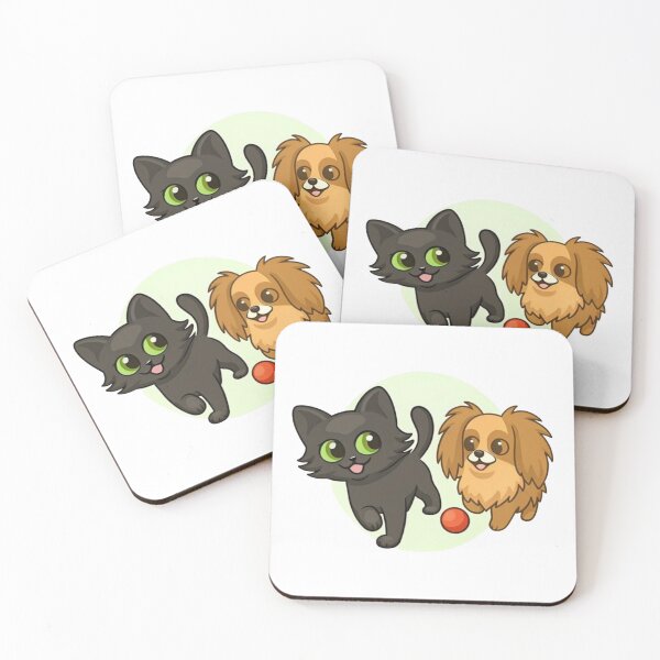 Item preview, Cat and Dog Love Cute Best Friends designed and sold by Charonde.