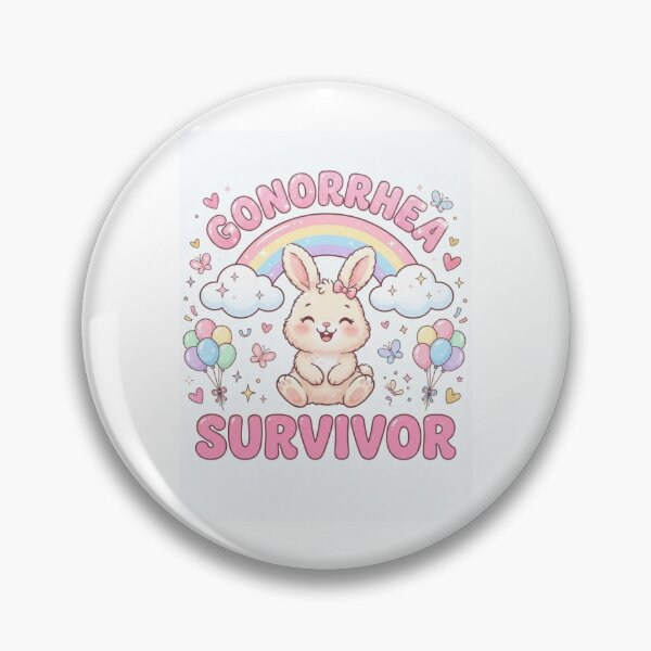 Item preview, Rabbit gonorrhea survivor funny gag adult humor novelty  designed and sold by CheeseBlueprint.