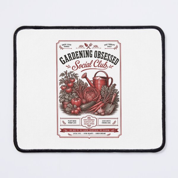 Item preview, Urban Gardening Gardening Obsessed Social Club designed and sold by LuminOrb.
