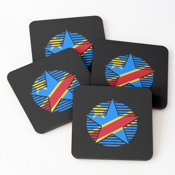 Item preview, Retro Democratic Republic Of The Congo Flag Star CD designed and sold by shitpostee.