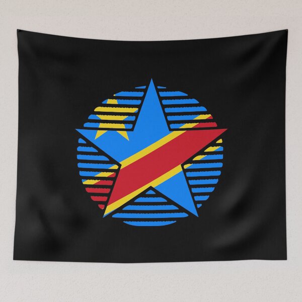 Item preview, Retro Democratic Republic Of The Congo Flag Star CD designed and sold by shitpostee.