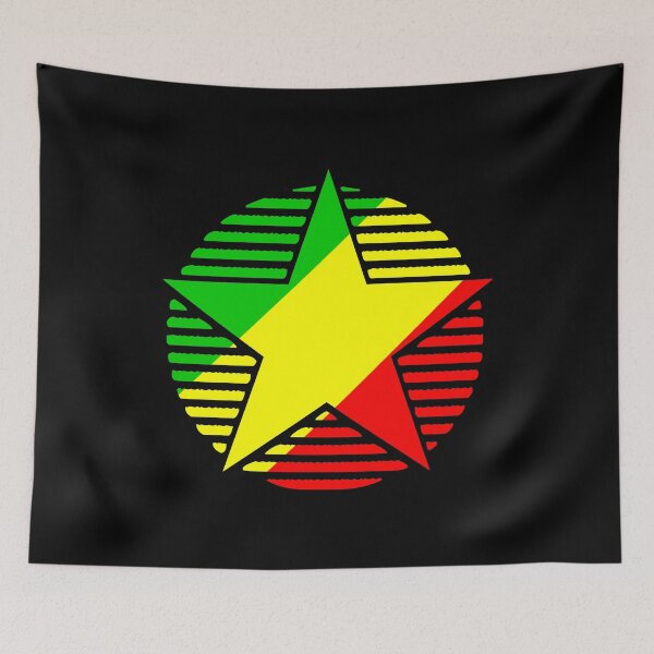 Item preview, Retro Republic Of The Congo Flag Star CG designed and sold by shitpostee.