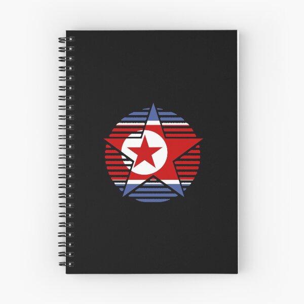 Item preview, Retro North Korea Flag Star KP designed and sold by shitpostee.