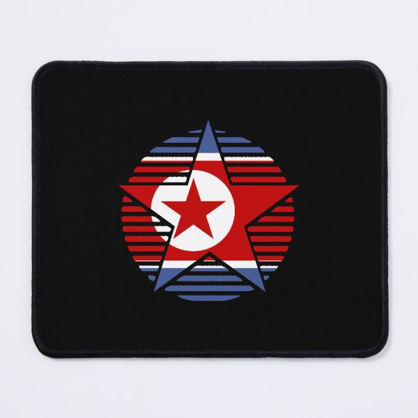 Item preview, Retro North Korea Flag Star KP designed and sold by shitpostee.