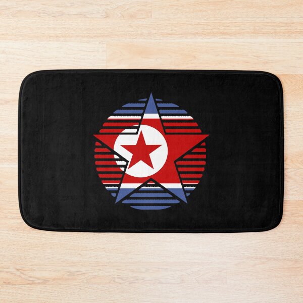 Item preview, Retro North Korea Flag Star KP designed and sold by shitpostee.
