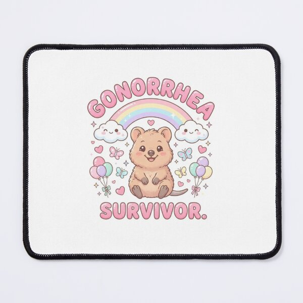 Item preview, Quokka gonorrhea survivor funny gag adult humor novelty designed and sold by CheeseBlueprint.