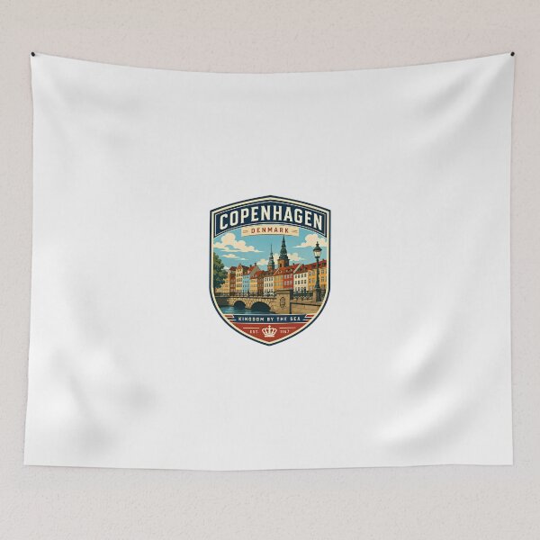 Item preview, Copenhagen Denmark Kingdom By The Sea Est 1167 Travel Destination Souvenir designed and sold by Simsimah26Parks.