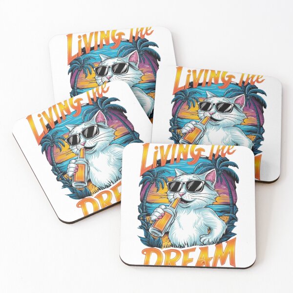 Item preview, Living the Dream ? | Funny Cat Moments | Cute Cat AI Animation designed and sold by Cool Tee World .