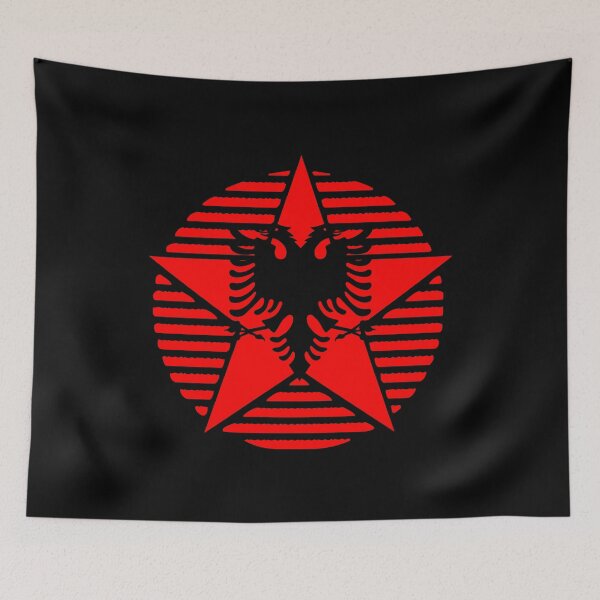 Item preview, Retro Albania Flag Star AL designed and sold by shitpostee.