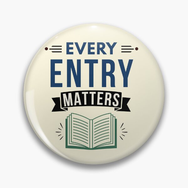 Item preview, Every Entry Matters | Bookkeeper & Accountant Graphic Tee designed and sold by FCA SIR MERCH .