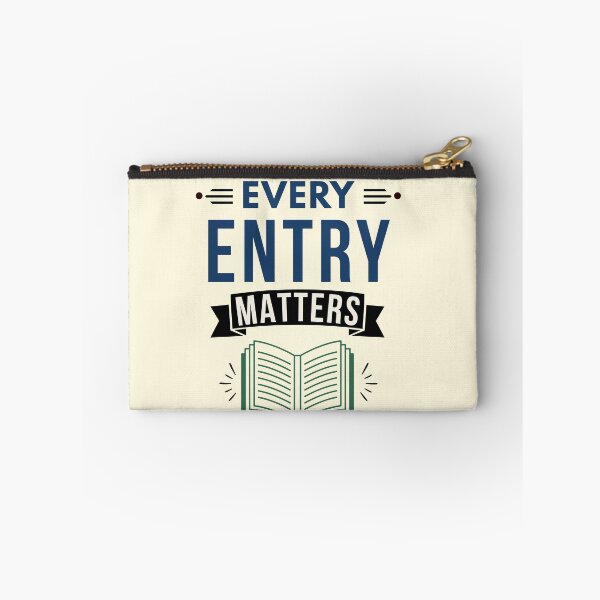 Item preview, Every Entry Matters | Bookkeeper & Accountant Graphic Tee designed and sold by FCA SIR MERCH .