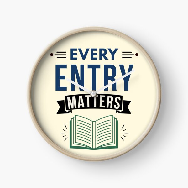 Item preview, Every Entry Matters | Bookkeeper & Accountant Graphic Tee designed and sold by FCA SIR MERCH .