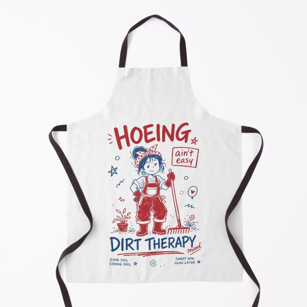 Item preview, Hoeing Aint Easy Organic Gardening designed and sold by LuminOrb.