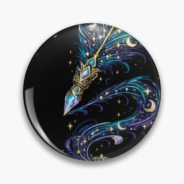 Item preview, Celestial Constellation Feather | Cosmic Quill | Galaxy Fantasy Illustration designed and sold by irfanshikh.