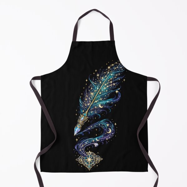 Item preview, Celestial Constellation Feather | Cosmic Quill | Galaxy Fantasy Illustration designed and sold by irfanshikh.