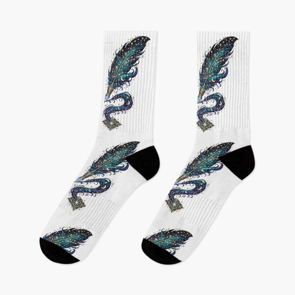 Item preview, Celestial Constellation Feather | Cosmic Quill | Galaxy Fantasy Illustration designed and sold by irfanshikh.