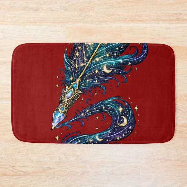Item preview, Celestial Constellation Feather | Cosmic Quill | Galaxy Fantasy Illustration designed and sold by irfanshikh.