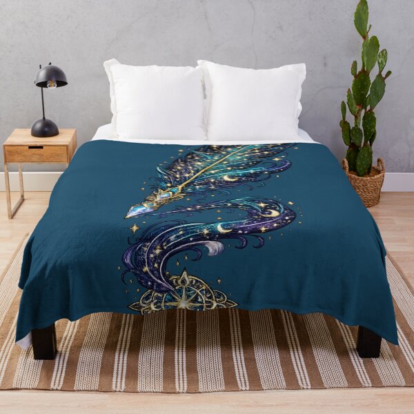 Item preview, Celestial Constellation Feather | Cosmic Quill | Galaxy Fantasy Illustration designed and sold by irfanshikh.