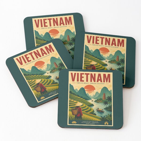Item preview, Vintage Vietnam Poster designed and sold by GoodOldVintage.