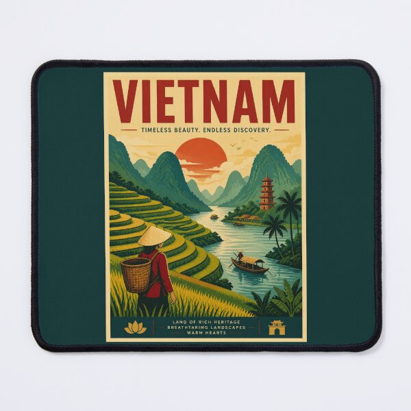 Item preview, Vintage Vietnam Poster designed and sold by GoodOldVintage.