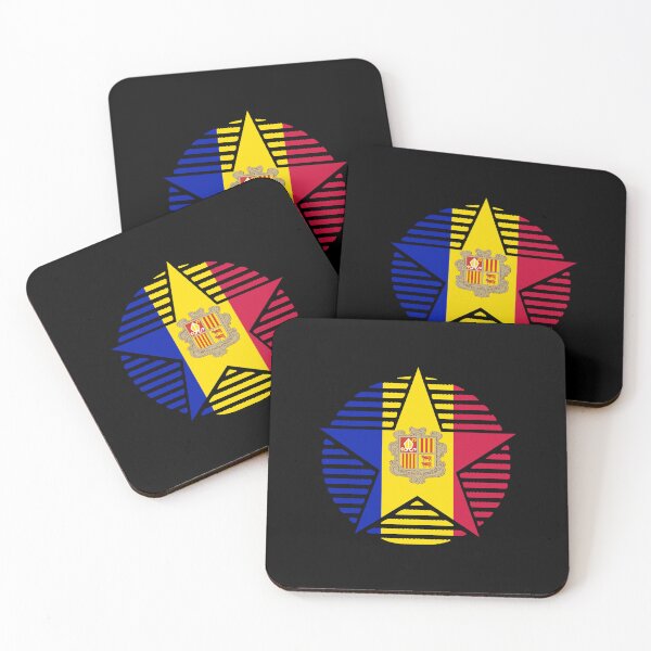 Item preview, Retro Andorra Flag Star AD designed and sold by shitpostee.
