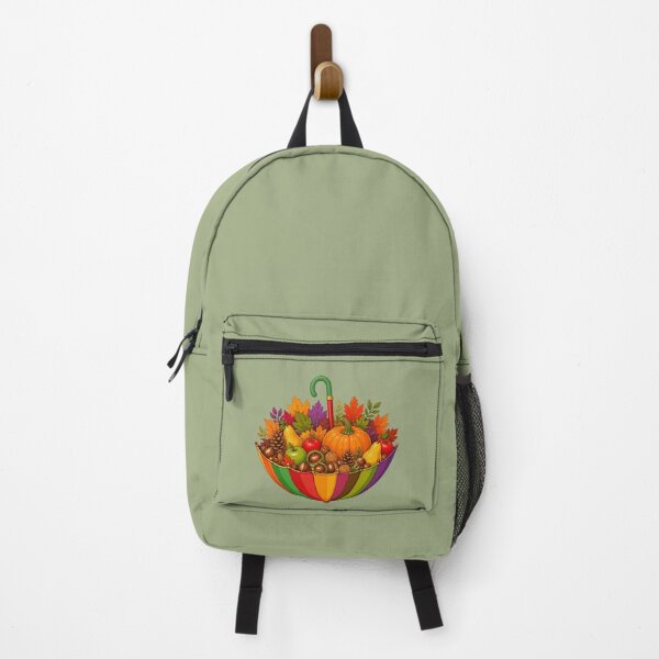 Item preview, Autumn Harvest Umbrella – Colorful Fall Fruits & Pumpkin designed and sold by Aimetoi.