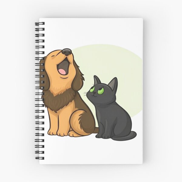 Item preview, Cat and Dog Cute Friendship Adorable Pets designed and sold by Charonde.